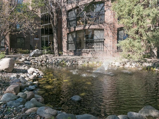 view of water feature