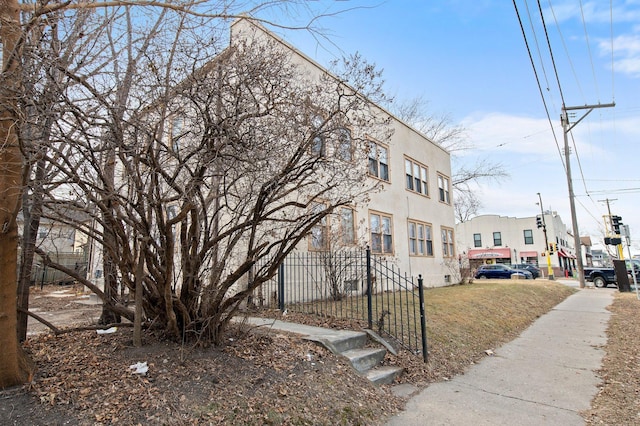 view of side of property