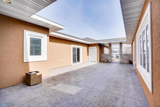 1336 Goldenwood Dr, West Fargo, ND 58078 - view of patio with a gate
