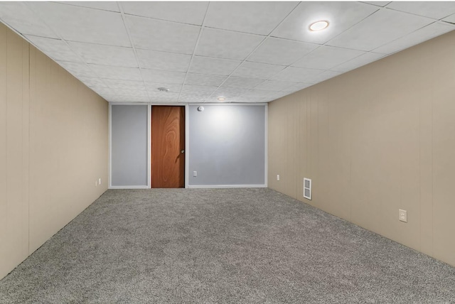 empty room featuring carpet floors