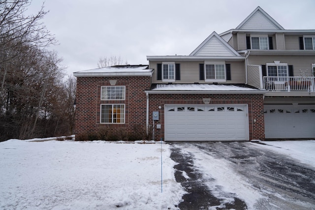 front facade featuring a garage