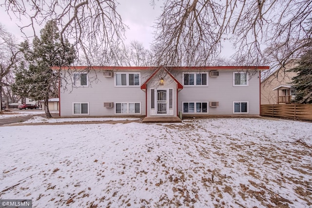 view of raised ranch