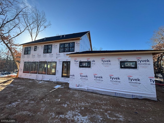 view of rear view of property