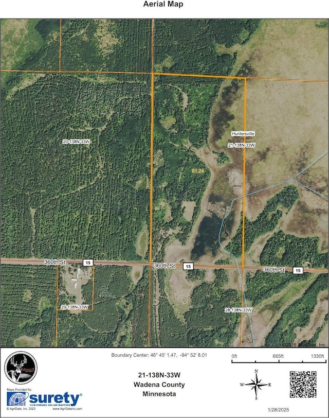 23790 360th St, Huntersville Twp, MN 56464 - map