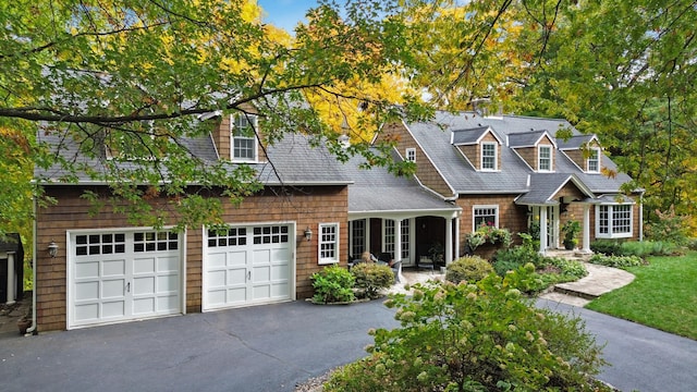 view of cape cod home