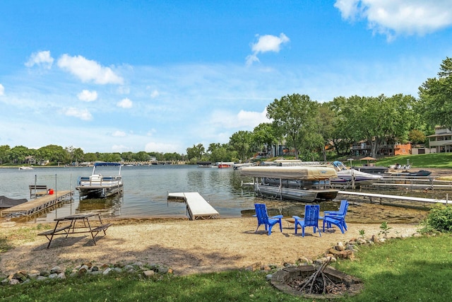 16164 Lakeside Ave SE, Prior Lake, MN 55372 - dock area with a water view