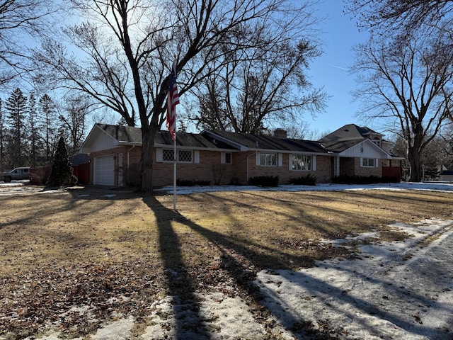 ranch-style house with a garage