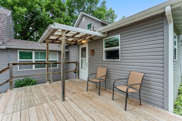 2021 Main St S, Pine City Twp, MN 55063 - view of wooden terrace