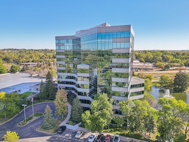 view of property featuring a water view