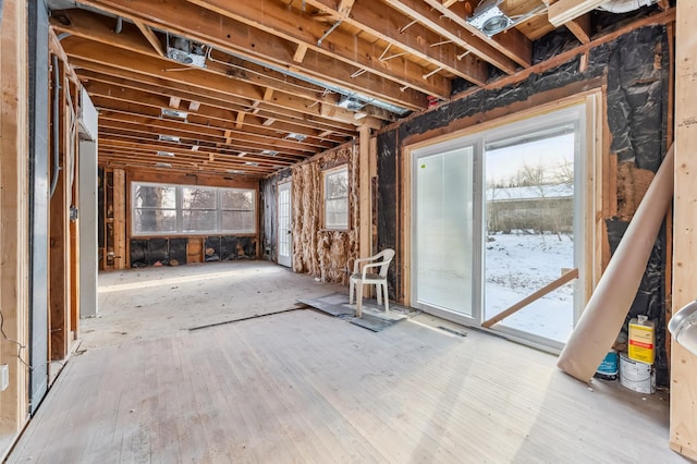 miscellaneous room with plenty of natural light