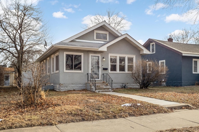 view of bungalow-style home