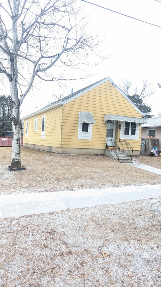 view of front of house