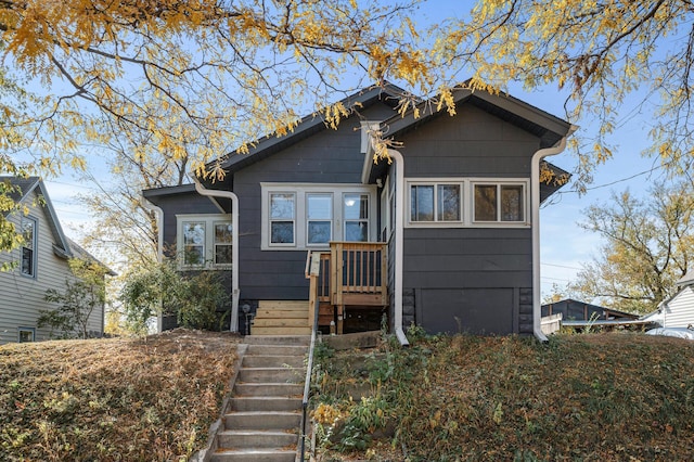 view of bungalow-style house