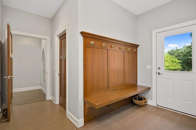 view of mudroom