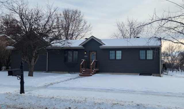 view of ranch-style house