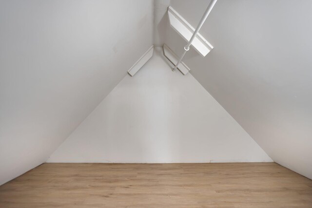 walk in closet featuring light wood-type flooring