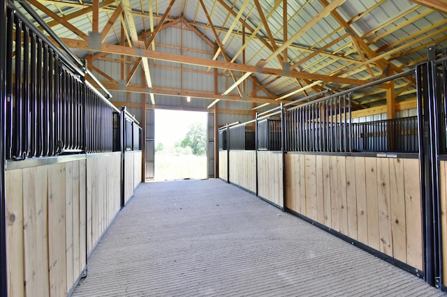 view of stable