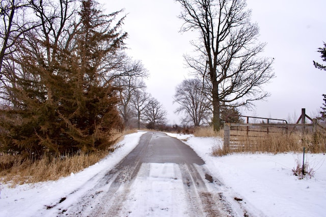 view of road