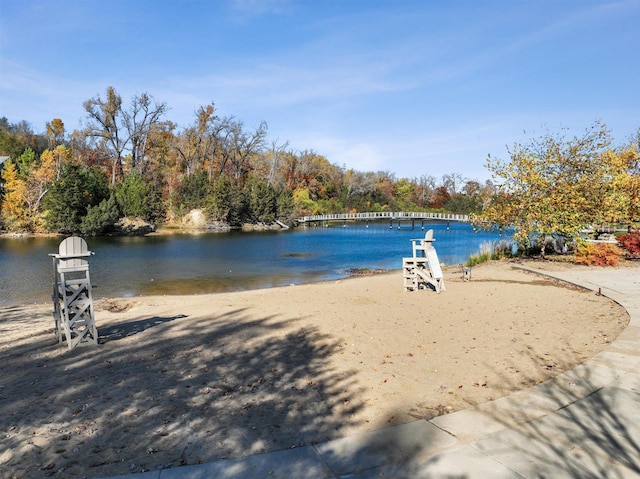 property view of water