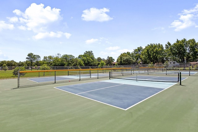 view of tennis court