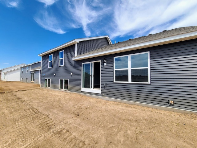 view of rear view of property