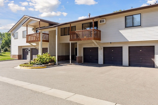 view of property featuring a balcony