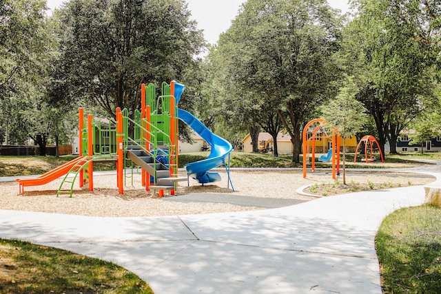 view of jungle gym