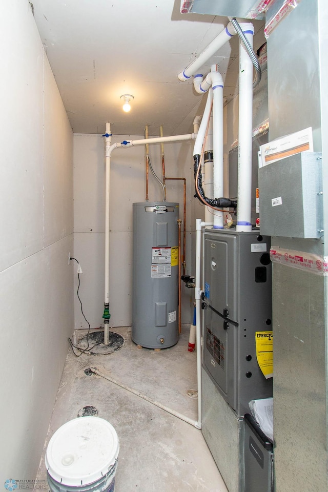 utilities with water heater