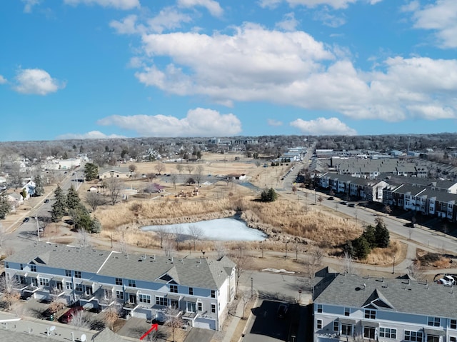 drone / aerial view featuring a residential view