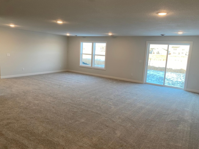 empty room featuring carpet and a healthy amount of sunlight