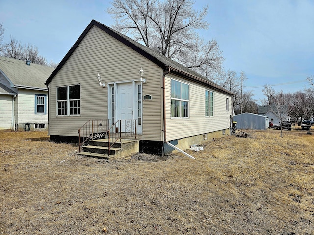 view of back of property