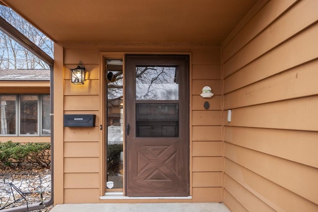 view of property entrance