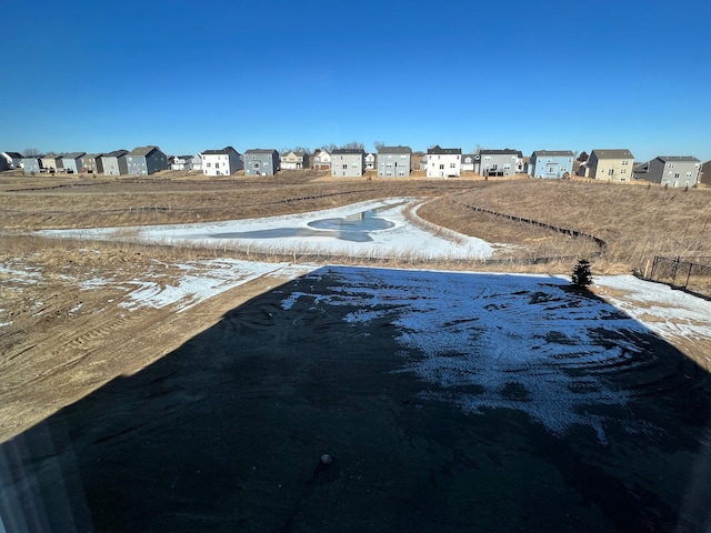 view of snowy yard