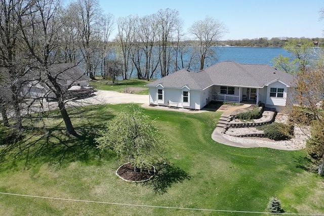 43561 Paul Lake Dr, Edna Twp, MN 56573 - view of subject property with a large body of water