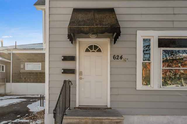 view of property entrance