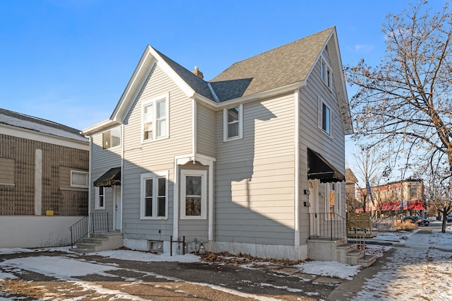 view of front of home