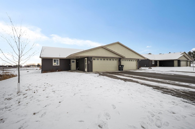 view of ranch-style home