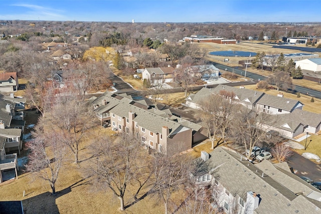 bird's eye view featuring a residential view