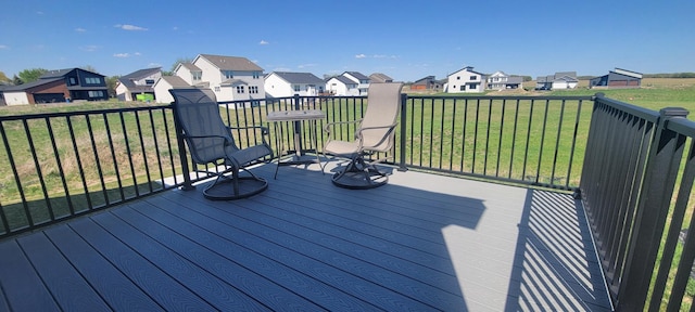 9971 14th Cir NE, Saint Michael, MN 55376 - deck featuring a residential view and a yard