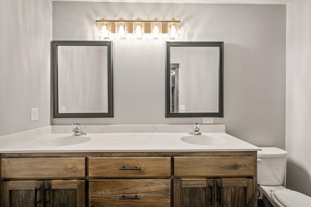 9971 14th Cir NE, Saint Michael, MN 55376 - bathroom featuring double vanity and toilet