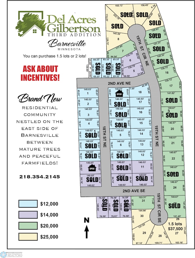 101 18th St NE, Barnesville MN, 56514 land for sale