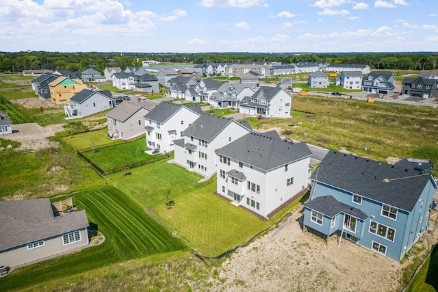 birds eye view of property featuring a residential view