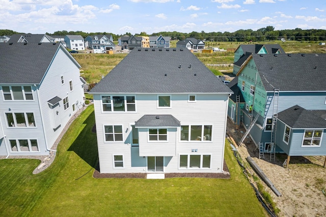 birds eye view of property featuring a residential view