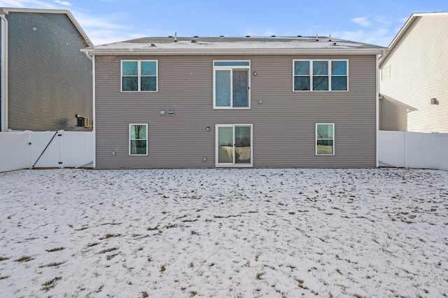 view of rear view of property