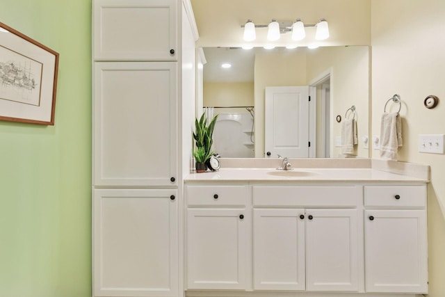 8160 Virginia Ln, Savage, MN 55378 - bathroom with vanity and a shower