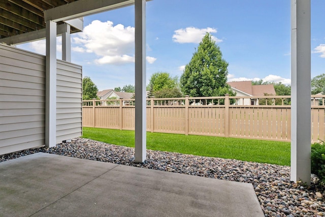 8160 Virginia Ln, Savage, MN 55378 - fenced backyard featuring a patio area