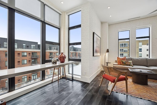 interior space featuring plenty of natural light