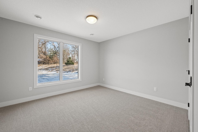 spare room featuring carpet