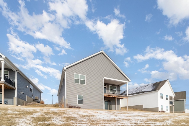 view of back of property