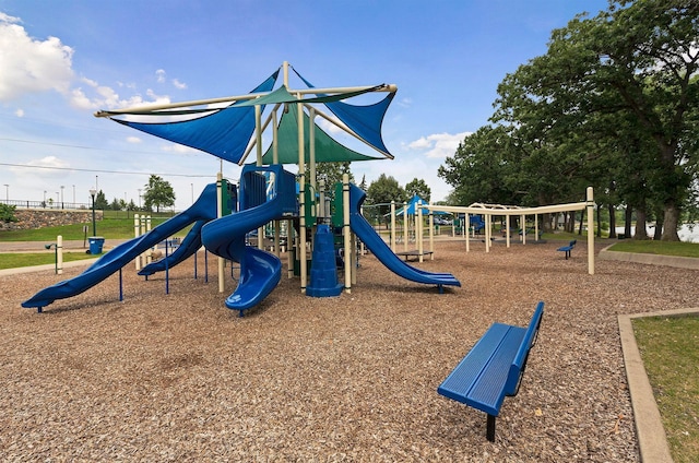 view of play area